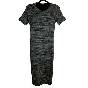 Zara Knit Black Shirtdress Size Small